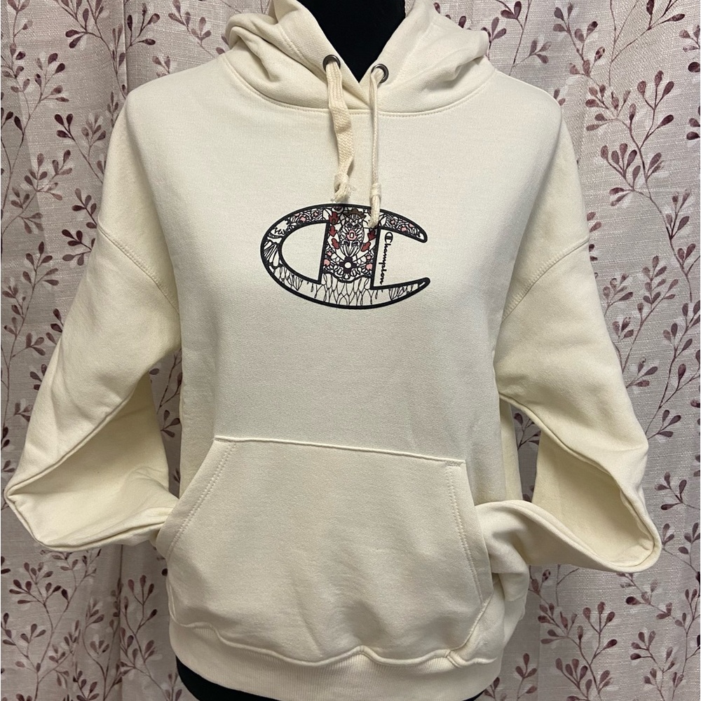 Champion - Women's Powerblend Fleece Logo Hoodie (NWT)